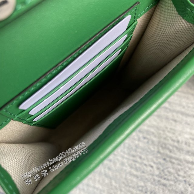 Gucci新款包包 古馳小斜挎包 Gucci迷你手機袋 625571綠皮  ydg3045